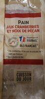Pain sportif aux cranberries et noix de pécan
