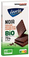 Tablette dégustation BIO - Chocolat noir pure origine République Dominicaine 70% - 100g