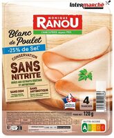 Blanc de poulet sup tsr csn sa sogm 4t 120g