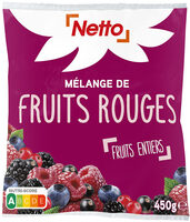 Mélange de fruits rouges (groseilles, framboises, myrtilles, cassis, mûres)