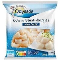 NOIX DE SAINT JACQUES SANS CORAIL MSC (usa) - Placopecten magellanicus - 300G
