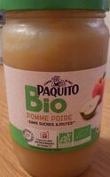 Bocal compote pommes poire BIO SSA