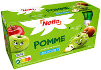 GOURDES Compote de pommes allégée en sucres - 12 x 90 g