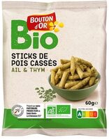 Sticks de pois cassés