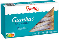 GAMBAS SAUVAGE DE MADAGASCAR 400G 30-40 /Kg