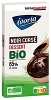 Tablette dessert noir corsé