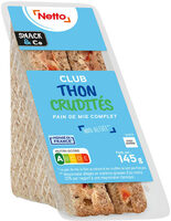 Sandwich thon crudité
