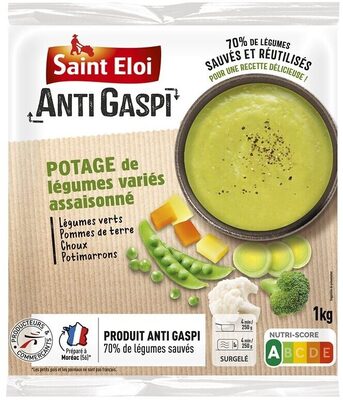 Potage Anti-gaspi verte