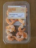 Gambas Décortiquées Cuites
