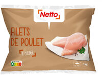 Filet de poulet cru surgelé