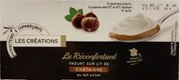 Le réconfortant yaourt sur le lit de châtaigne