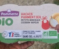 Bol/Assiette Hachis parmentier Bio - Dès 8 Mois