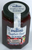 Confiture cerise, 65% de fruits