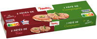 Etui 2 pâtés de foie + 1 pâté de campagne - 3 x 80 g