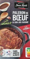 Paleron de bœuf & son jus cuisiné