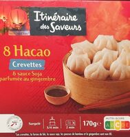 Hacao crevette x8 160g + sauce 10g IDS