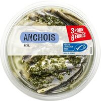 Anchois a l'ail 105g fe