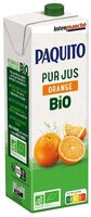 Pj orange sans pulpe bio brique 1l