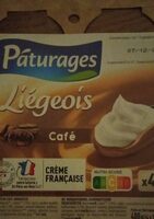 Liegeois saveur cafe 4x100g