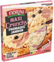 Crunchy pizzas jambon fromage - 550g
