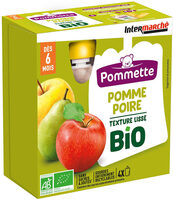 Gourde BIO Pomme poire- 4x85g