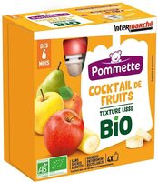 Gourde BIO Cocktail de fruits- 4x85g