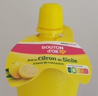 Jus de Citron de Sicile à base de concentré