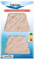 Tranches Terrine de saumon x2 - 120g (ex 3250390627821 - 140g)