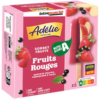 Bâtonnets fruits rouges