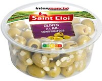 Olives vertes dénoyautées à l'ail 150g