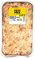 Gratin de penne jambon emmental 700g