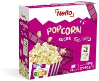 Pop corn micro-ondes sucré - 2 x 90 g