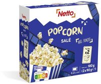 Pop corn micro-ondes salé - 2 x 90 g