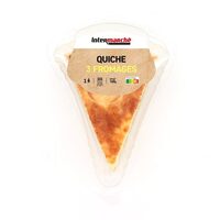 Part de quiche 3 fromages x1 fe