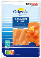 Saumon fumé réduit en sel origine Norvège tsr 4tranches minimun garanties - ASC - 130g