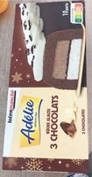 Buche glacés 3 chocolat