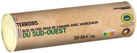 BLOC DE FOIE GRAS DE CANARD DU SUD OUEST IGP AVEC MORCEAUX 1kg BTE METAL P&C TRAD Massif LS (saisonnier)