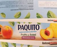 CUP Fruits du soleil SSA (pêche, ananas, papaye) - 4 x 65 g