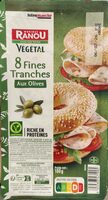 Végétal 8 fines tranches aux olives
