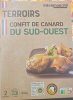CUISSES DE CANARD DU SUD OUEST IGP CONFITES - 430g