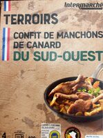 MANCHONS DE CANARD DU SUD OUEST IGP CONFITS - 400g