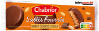 Sablés fourrés beurre de cacahouète et chocolat