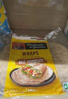 Wraps de blé complet 370g