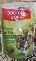Olives vertes dénoyautées herbes de Provence & ail 200g NTE