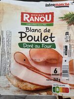 Blanc de poulet sup dore au four 6tr 240g - ue