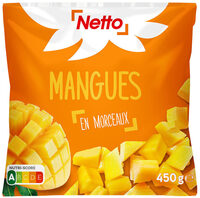 Mangue coupée en morceaux