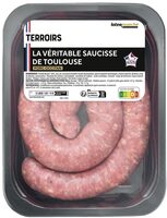 Veritable saucisse de toulouse brasse 400g