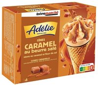 Cônes caramel au beurre salé