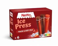 Ice press fraise et cola