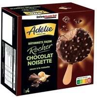 Bâtonnets ronds façon rocher noisette